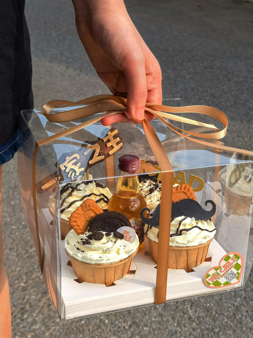 父亲节纸杯蛋糕（4个装） 商品图1