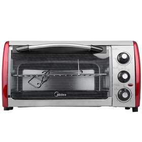 美的（Midea）(504364)MG17CC-AR电烤箱 70-250度温度选择 二个功能旋钮