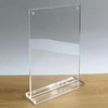 A5亚克力T型强磁台签展示架竖台卡台牌立牌高透明双面广告牌桌牌签标价格牌 商品缩略图2