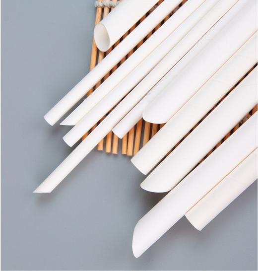 纸质吸管 19cm 独立包装 细/粗吸管 一次性环保牛奶果汁豆浆吸管 约98支 商品图0