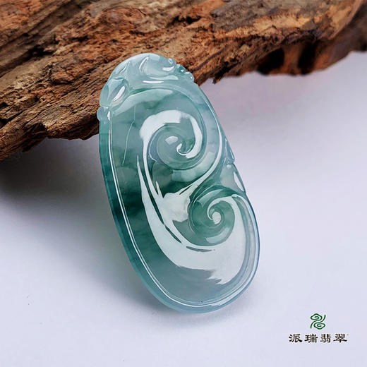 派瑞翡翠 翡翠挂件 糯冰种 飘花 商品图1