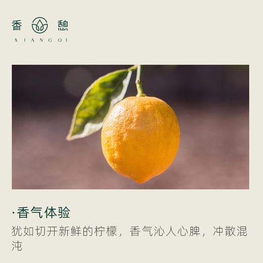 「课程·单方油」XIANGQI香憩︱柠檬精油 5ml/瓶 商品图1
