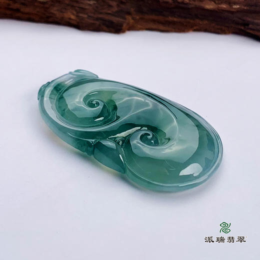 派瑞翡翠 翡翠挂件 糯冰种 飘花 商品图4