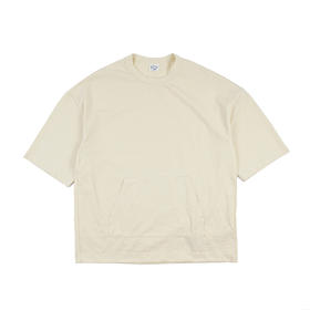 orslow KANGAROO POCKET LOOSE SLEEVE T-SHIRT插袋廓形七分袖T恤