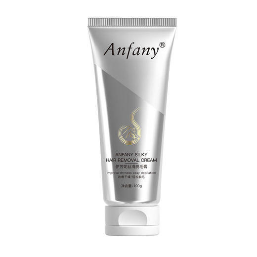 【一抹一擦光溜不留黑点】伊芳妮小银管丝滑脱毛膏润肤修护长效抑毛温和无刺激手臂、腿部、腋下全身适用光滑无死角 商品图5