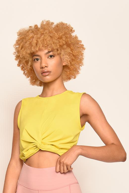 氨基酸保湿纤维 防晒短款运动背心（不带胸垫） 商品图1