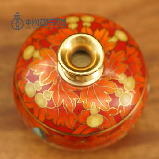 《泰平安·泰有福》  掐丝珐琅苹果罐（红，绿） 商品图5