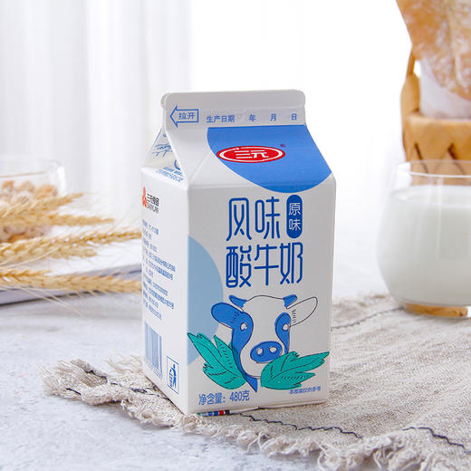 【自提-低温】果之养原味酸牛奶480g*2 商品图3