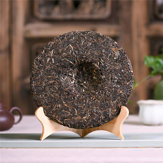 中茶云南普洱茶2014年布朗孔雀大树生茶饼357g/饼 商品图2