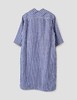 Margaret Howell  蓝白条纹亚麻七分袖连衣裙 商品缩略图2