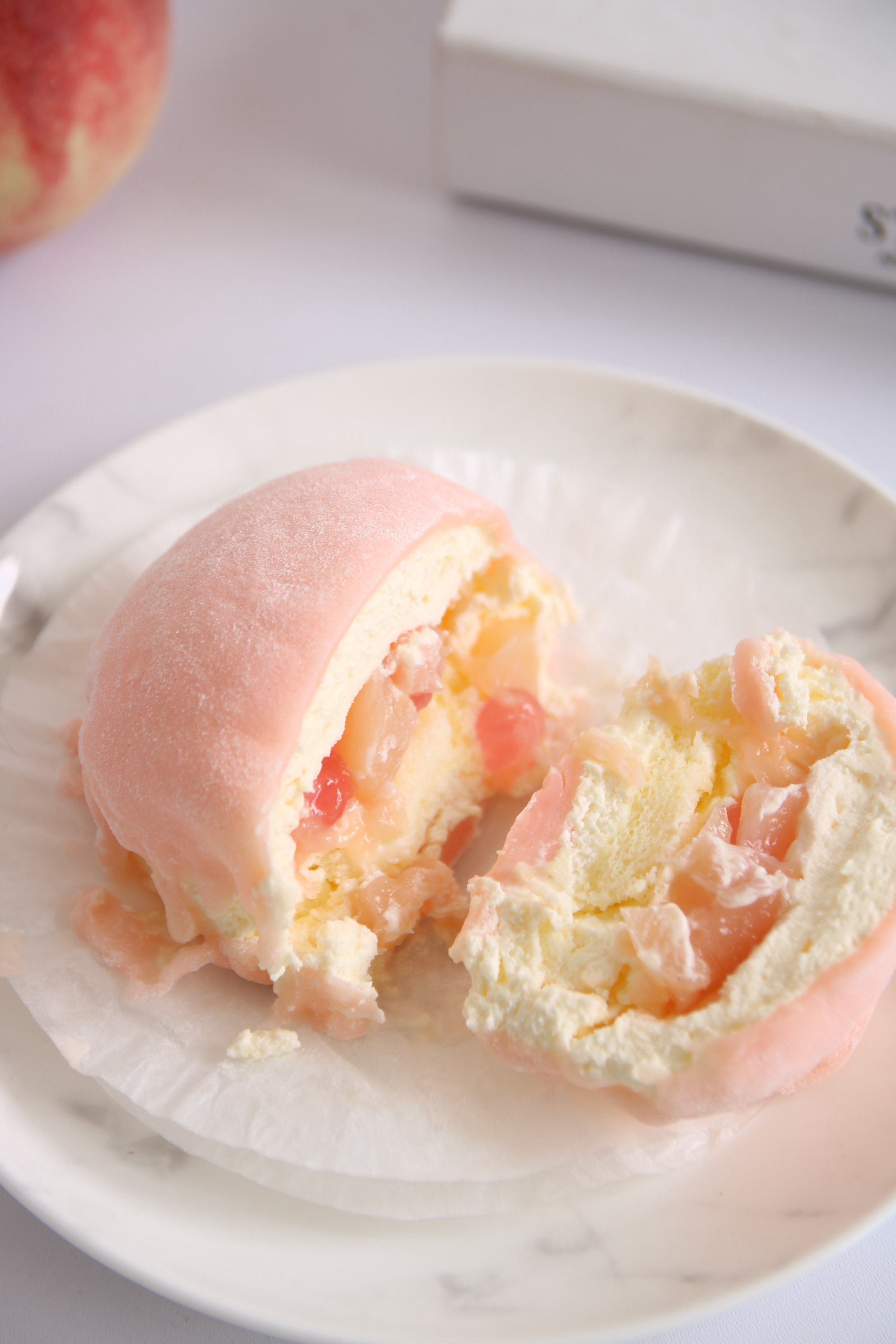 日式大福雪媚娘四个一盒满150免费送货