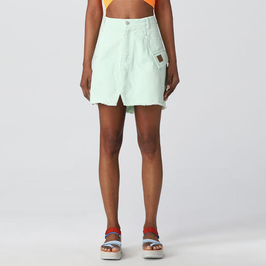 KENZO 高田贤三 女士棉质小虎头徽标休闲短裤 绿色 FC52 DJ263 9CY 47 商品图0