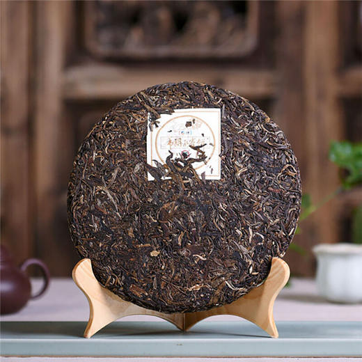 中茶云南普洱茶2014年布朗孔雀大树生茶饼357g/饼 商品图1