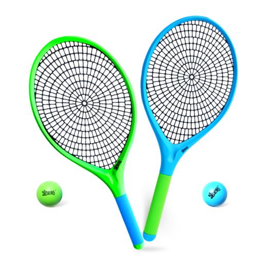 宝宝拍活力静音壁球套装，世界冠军侴陶代言，专为儿童设计，蛛网大拍，超级品质，室内静音、户外耐磨，轻便玩法多 商品图13