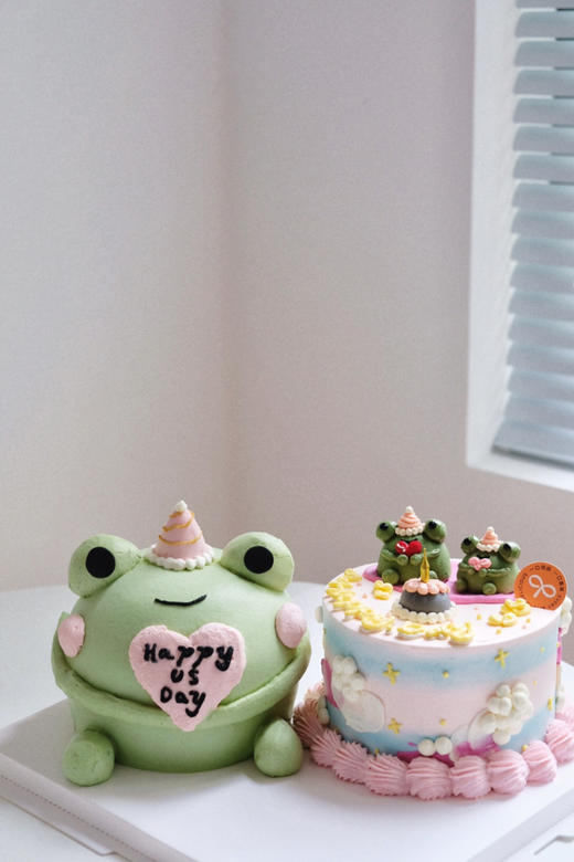 小青蛙双胞胎蛋糕 商品图0