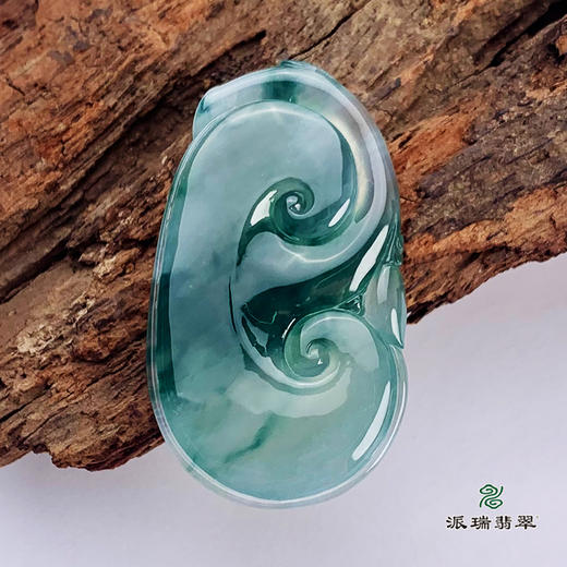 派瑞翡翠 翡翠挂件 糯冰种 飘花 商品图1