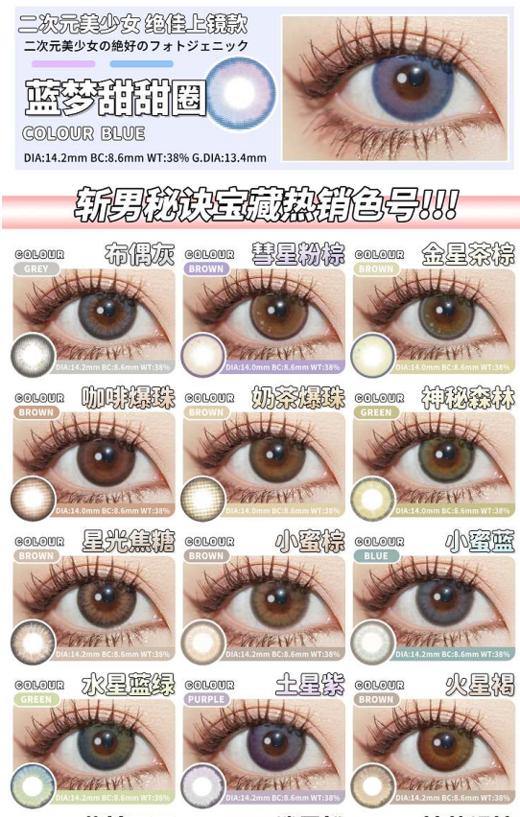 medios月抛，79一副，118/两副（一盒2片装相同度数款式，左右眼度数不同至少需要拍两盒），活动6月18结束 商品图3