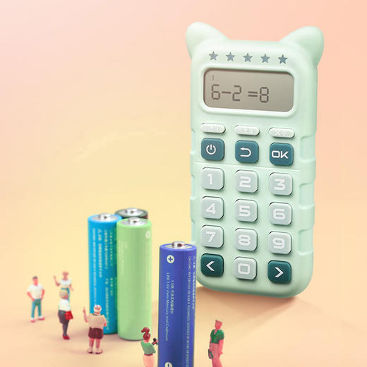 纽曼儿童口算练习机 赠 3节7号电池 3岁+ 6种模式 在游戏中锻炼运算 商品图2