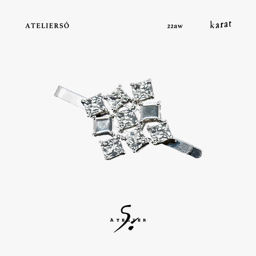 ATELIERSO 22AW克拉系列 迷你克拉拼接发夹 商品图0