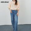 oldcolour2021夏宽松休闲上衣百搭复古花色旗袍衬衫N22011297 商品缩略图0