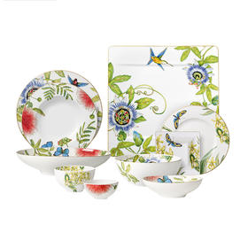 德国唯宝进口亚马逊系列骨瓷餐具碗碟盘子