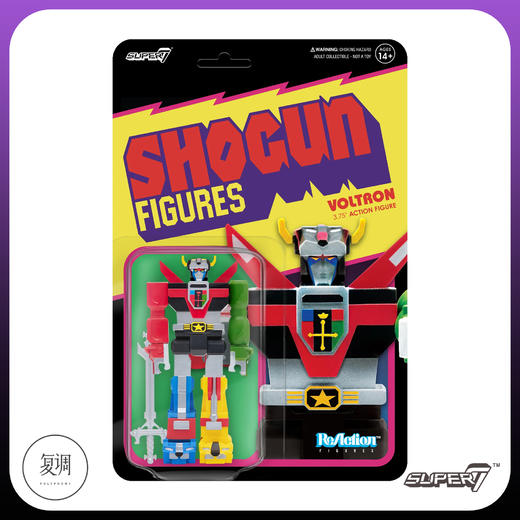 现货 Super7 百兽王 Voltron 战神金刚 Shogun重涂版 挂卡 商品图4