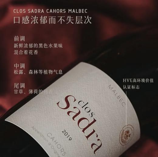 【国际双银奖认定丨黑酒马尔贝克】萨拉庄园马尔贝克干红葡萄酒 AOC等级 13.5%vol 商品图2