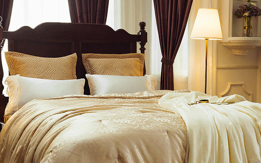 24K黄金蚕丝被----一往情深 商品图0