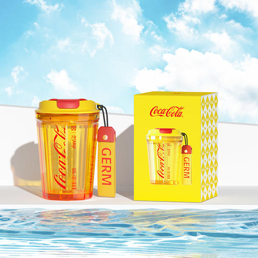GE-CK22SS-S23-4(柠檬黄)    可口可乐联名款潮酷水杯 商品图1