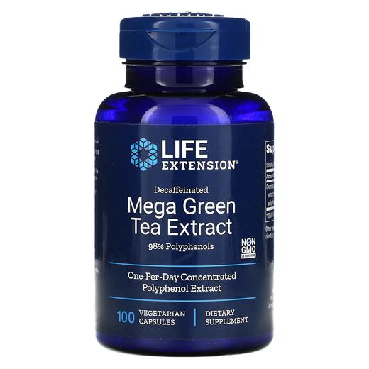 LifeExtension-Mega Green Tea EGCG（沿寿·绿茶茶多酚胶囊）100粒 商品图0
