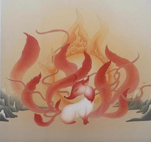 五行版画-火·荧惑-雷蔓娜 商品图1