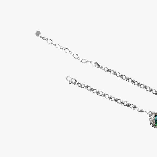 ATELIERSO 22AW天使系列鲍鱼贝羽毛爱心拼接项链 商品图3