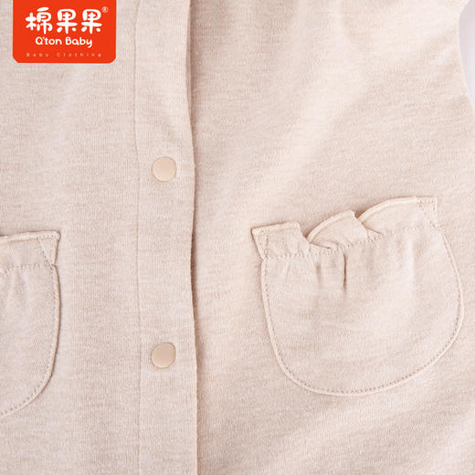 商场同款棉果果秋季新款彩棉舒适透气女童对开连体衣小童M321722122418 商品图3