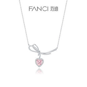 Fanci范琦 S925银【告白结】项链灵动结系列 S925项链