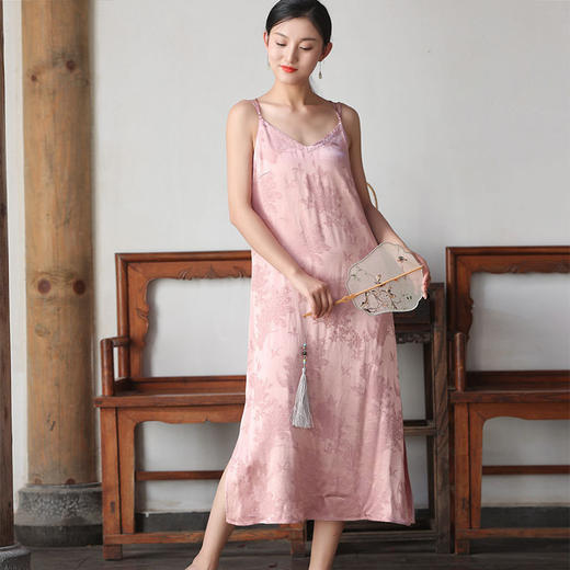 2022夏季新款醋酸吊带裙J220469 商品图5