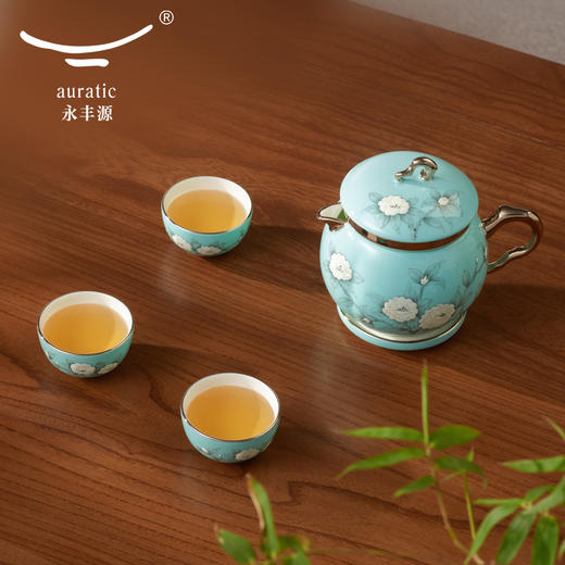 【国瓷·永丰源】手绘蓝7头旅行茶具套装 便携式泡茶杯 轻奢礼品 商品图2