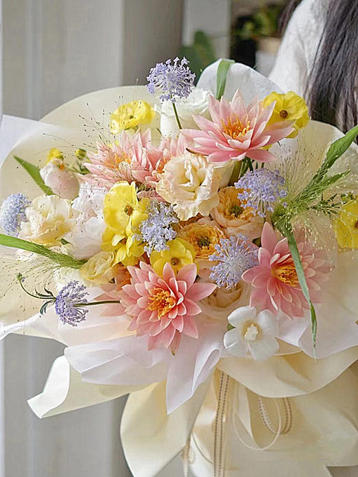 精品睡莲花束二选一含配送 商品图3