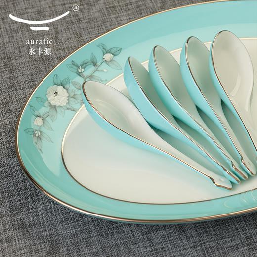 【国瓷·永丰源】手绘蓝22/29/58头餐具套装 碗盘碟餐具 轻奢【新品】 商品图2