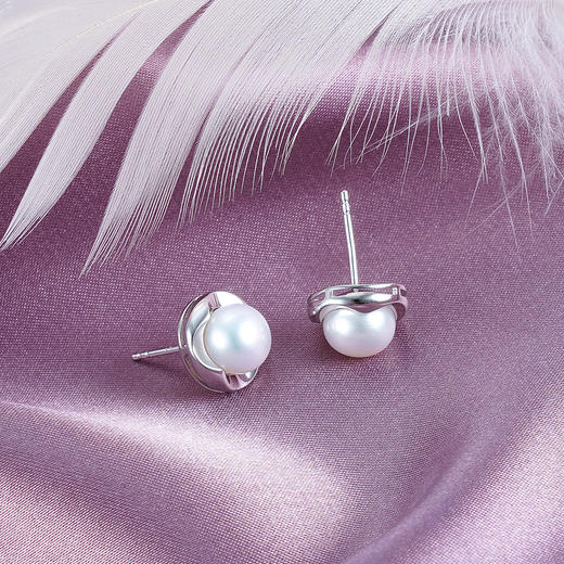undefined子佩集S925银珍珠耳钉【EM2527-XF】2206 商品图2