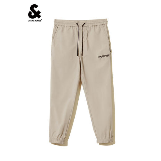 Jack Jones/杰克琼斯夏男百搭舒适时尚潮流休闲运动低腰低裆束脚裤222214009 卡其色 商品图3