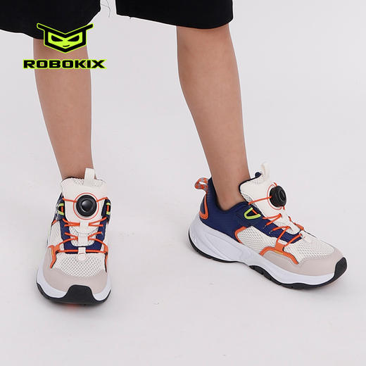 ROBOKIX亲子款运动鞋网面透气旋钮扣男女童鞋 商品图5