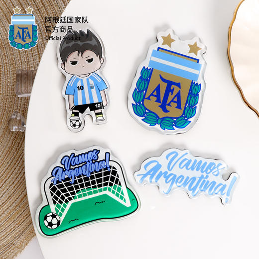 阿根廷国家队官方商品丨阿根廷亚克力冰箱贴磁贴卡通装饰球迷用品 商品图1