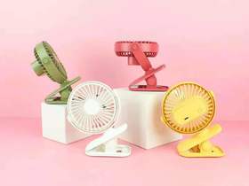 简约金属感夹子风扇YS2217