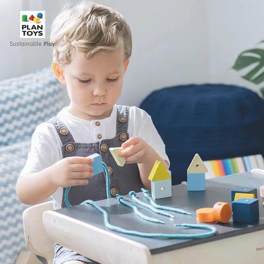 【PlanToys】几何形状穿绳游戏 5466 商品图2