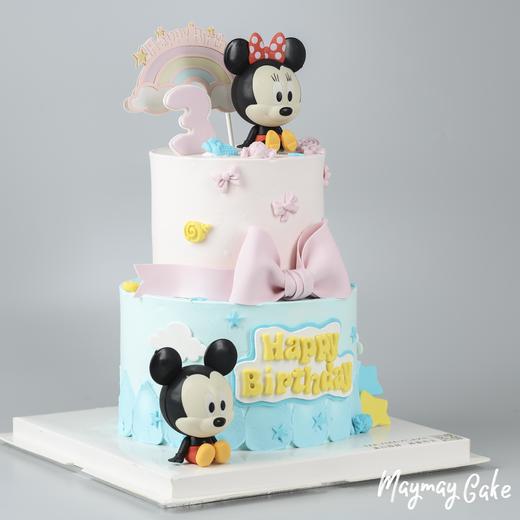 4133“双层·米奇米妮蛋糕”（送小朋友 周岁 百天 ） 商品图2