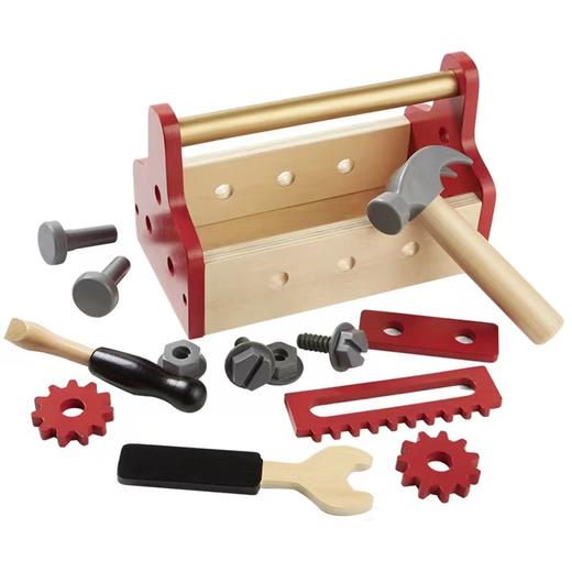 【STEM启蒙必备！纯木质工具箱14件套】百年玩具品牌FAO Schwarz超高性价比的STEM工具箱 商品图2