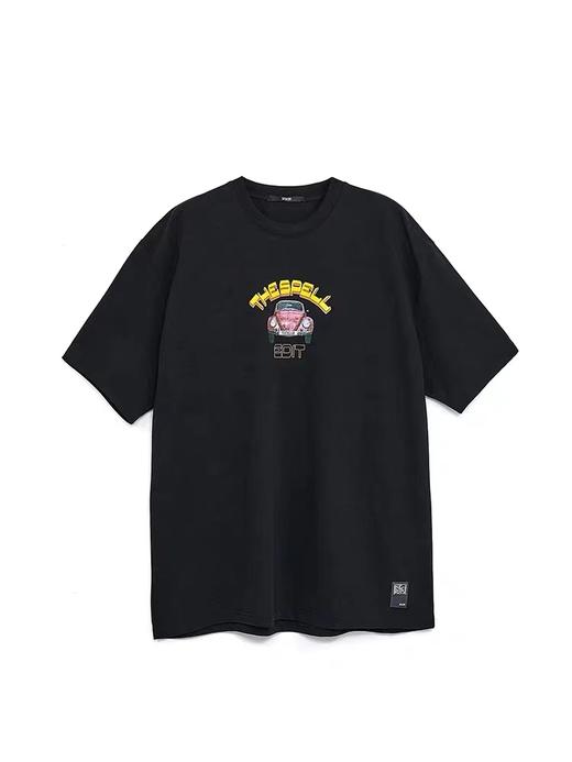 SPELLEDIT2022夏季新款小汽车BOX连衣裙薄款短袖宽松短裙女减龄 商品图2