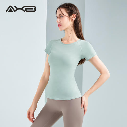 2022爱暇步夏季新品瑜伽短袖速干远动健身A22067NSLK 商品图10