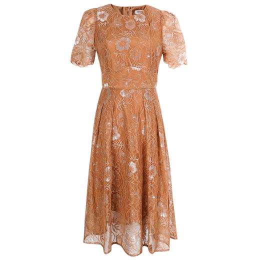 剩S/M 米思阳夏季气质蕾丝连衣裙A字裙收腰显瘦连衣裙1104 商品图4