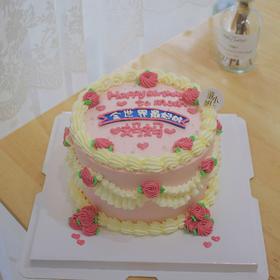粉色复古裱花妈妈